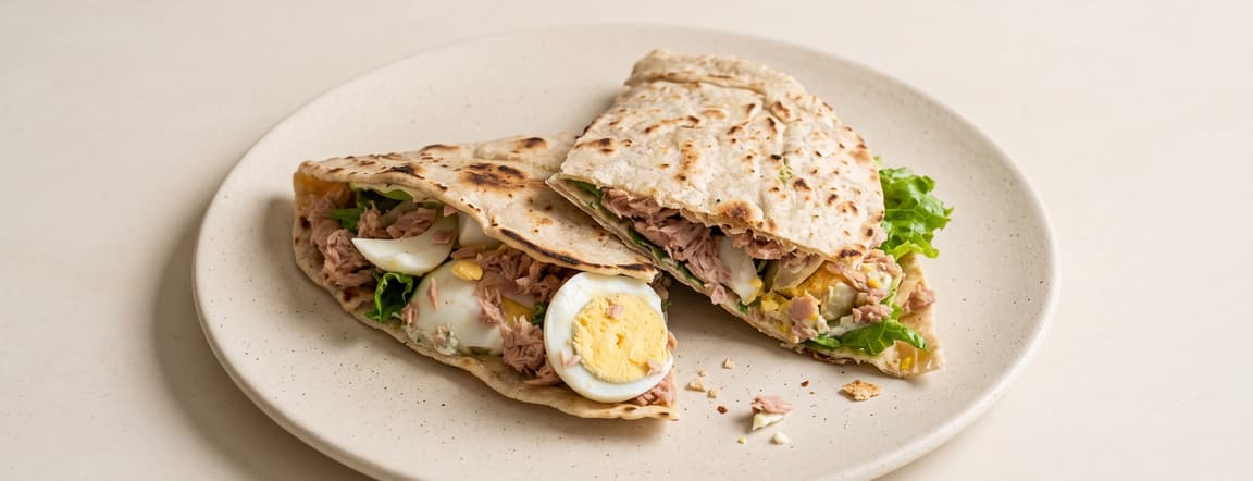 🇮🇹 Piadina la portofino - atún premium & huevo