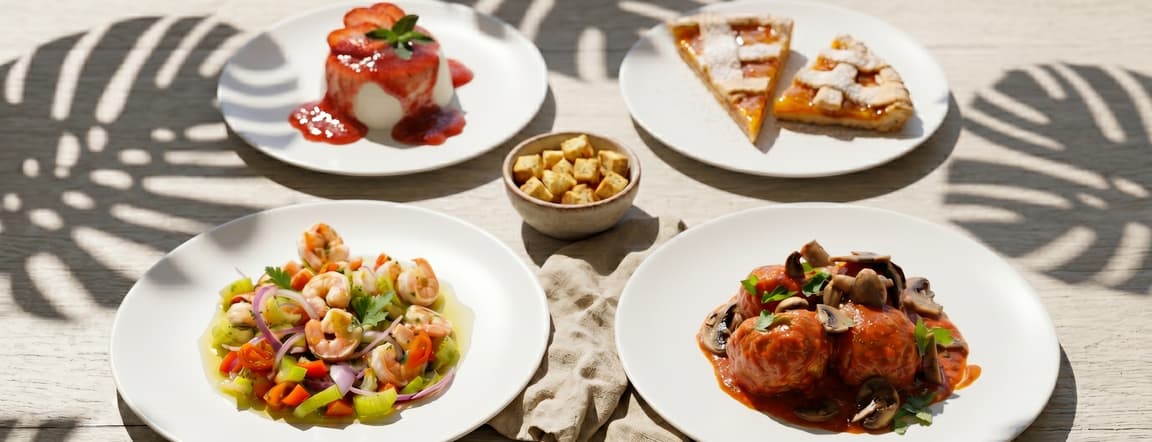 🥂 The tulum date night: 2 mains + 2 desserts