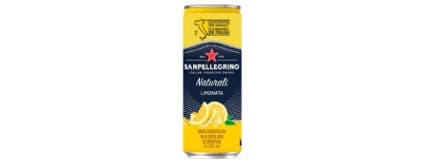 Agua mineral san pellegrino naturali limonata lata 330ml