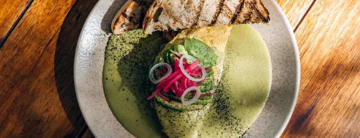 Omelette poblano