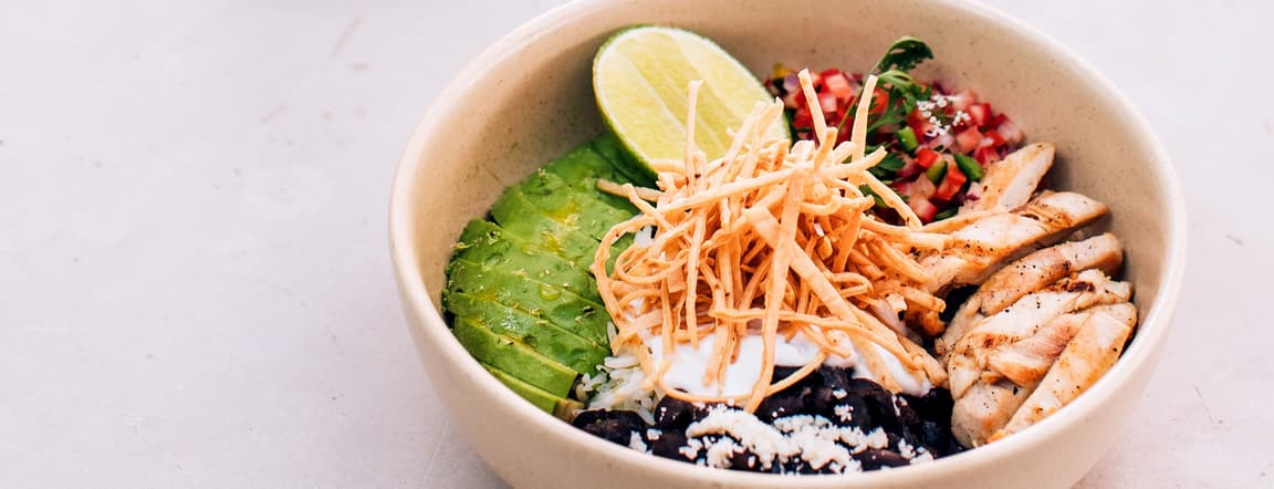 Panza bowl con pollo - promoción