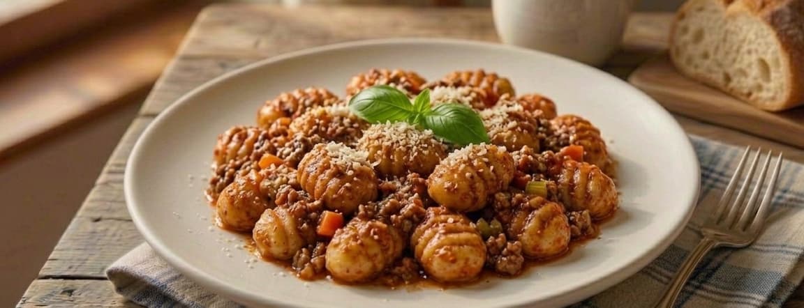 Bolognese gnocchi