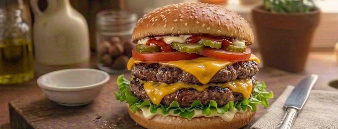Mc double burger