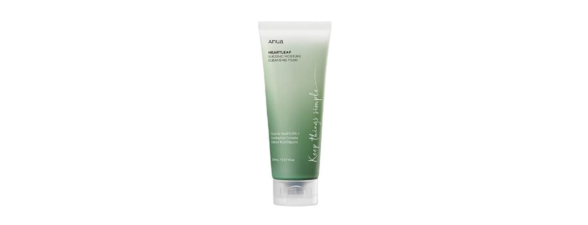 Anua heartleaf quercetinol pore deep cleansing foam 150ml
