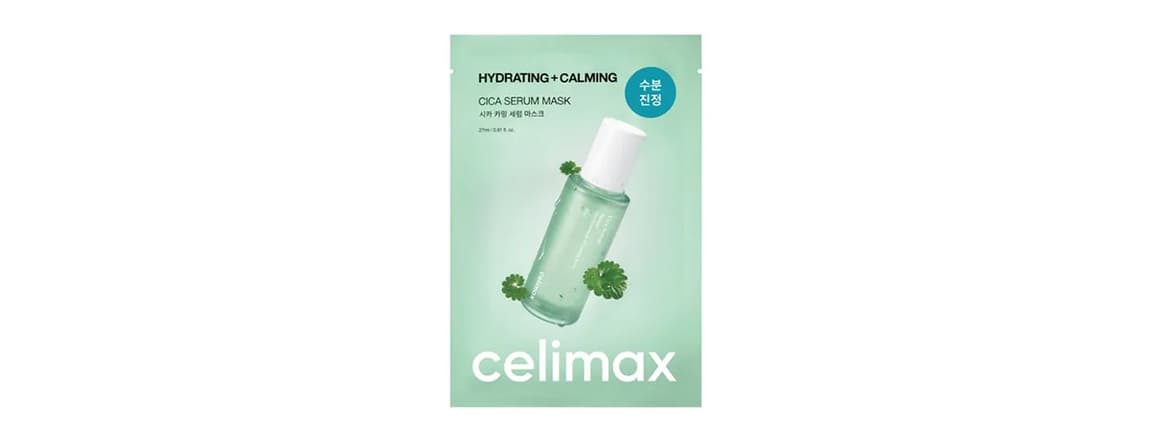 Celimax the real cica calming serum mask