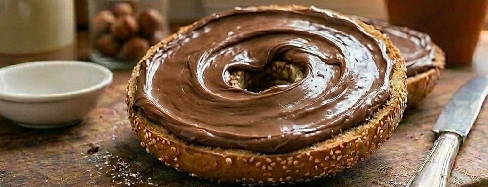 Bagel con nutella
