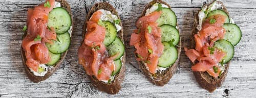 Salmon toast