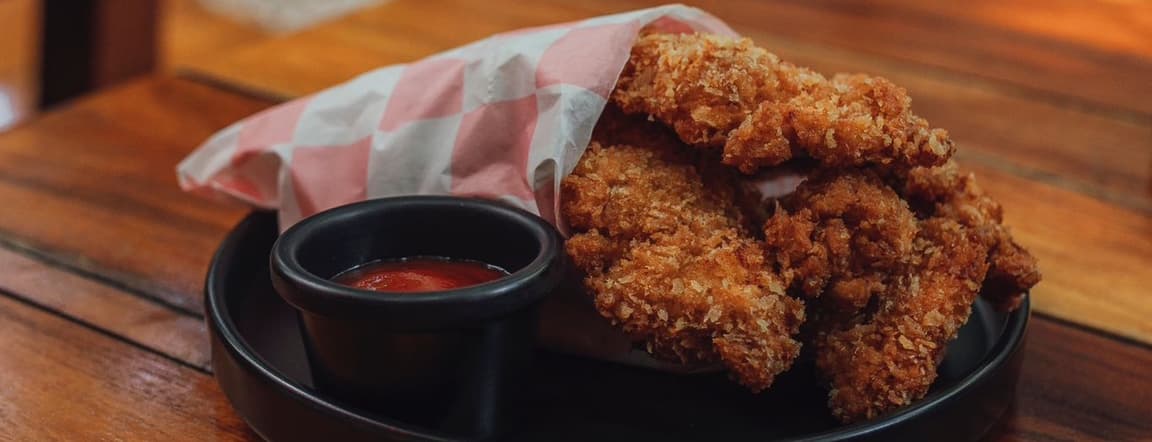 5 Crunchy chicken stripes