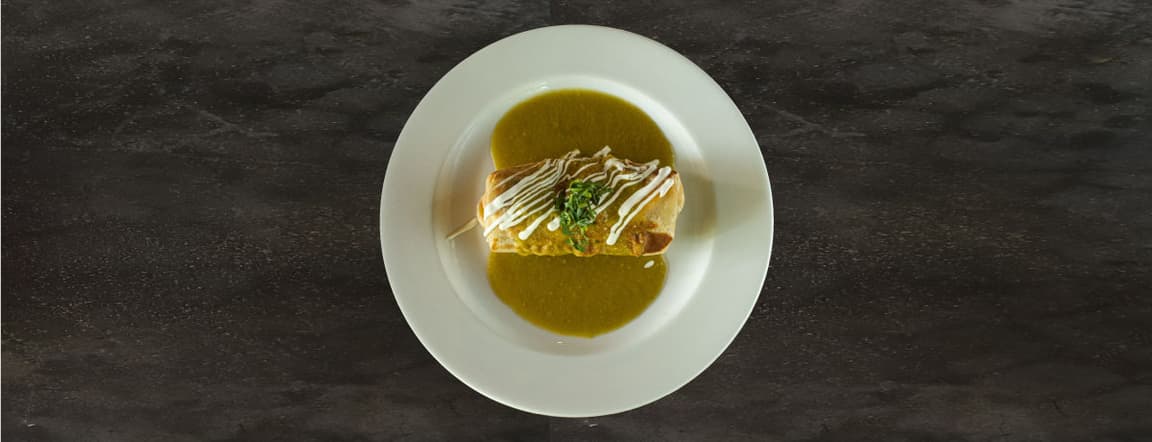 Vegetarian burrito