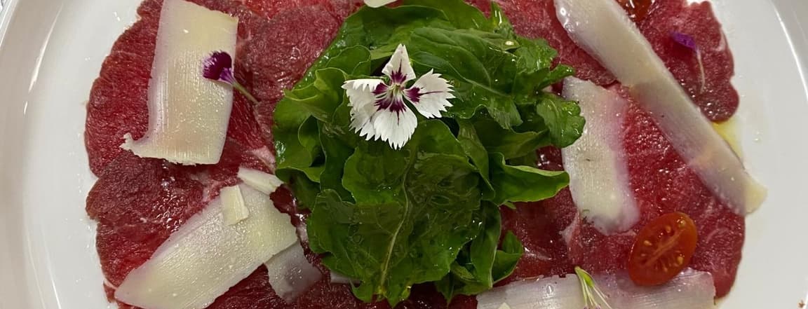 Beef carpaccio