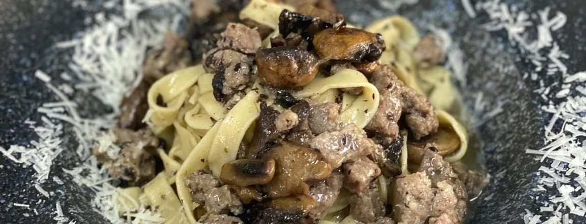 Fettuccine alla boscaiola