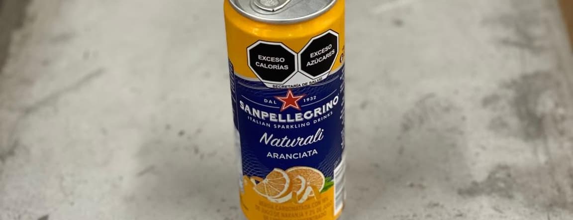 San pellegrino orange
