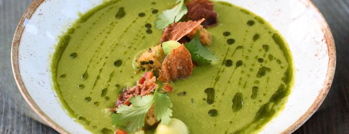 Avocado gazpacho