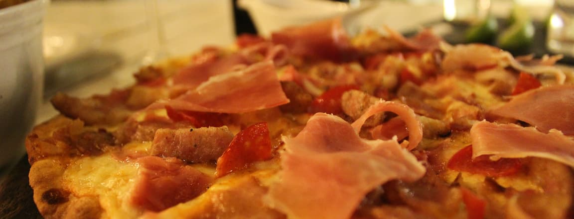Meat lovers pizza