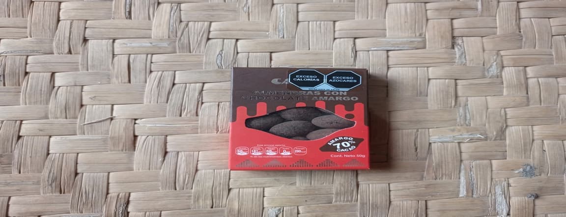 Cacep almonds with dark chocolate 70% cocoa 50gr