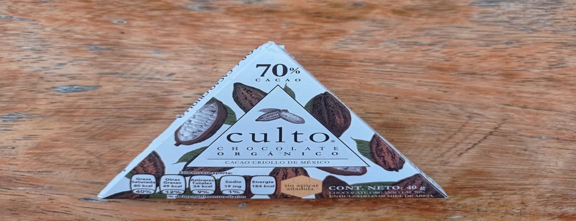 Organic culto chocolate 70% cocoa, 40gr