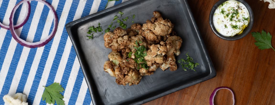 Cauliflower fritters