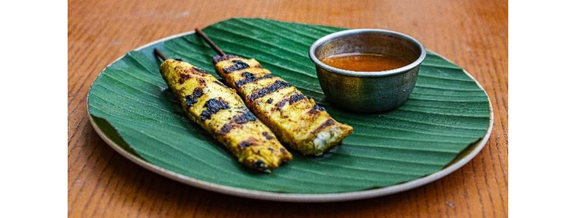 Chicken satay skewers