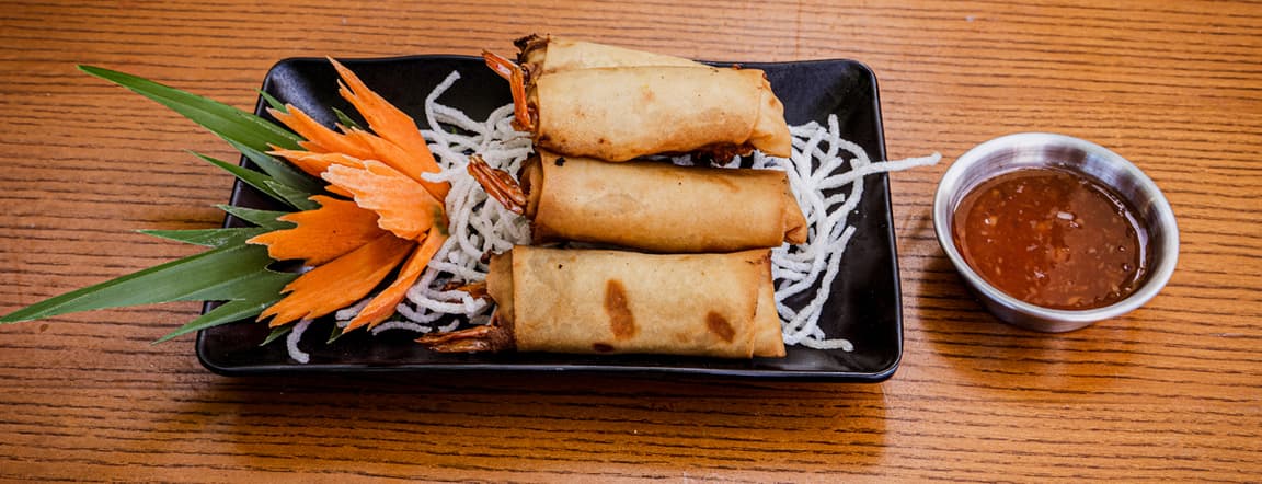 Crispy rolls shrimp