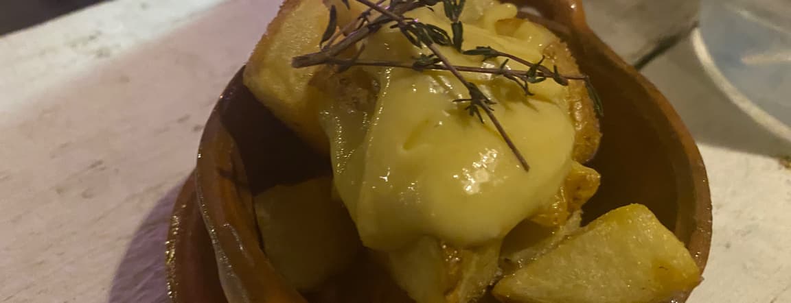 Potato wedges with mayo-alioli