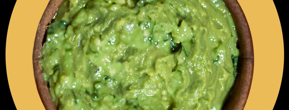 Guacamole with fire- roasted totopos