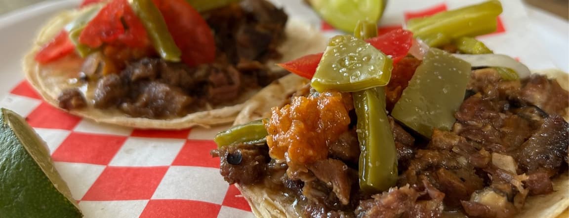 Cecina taco