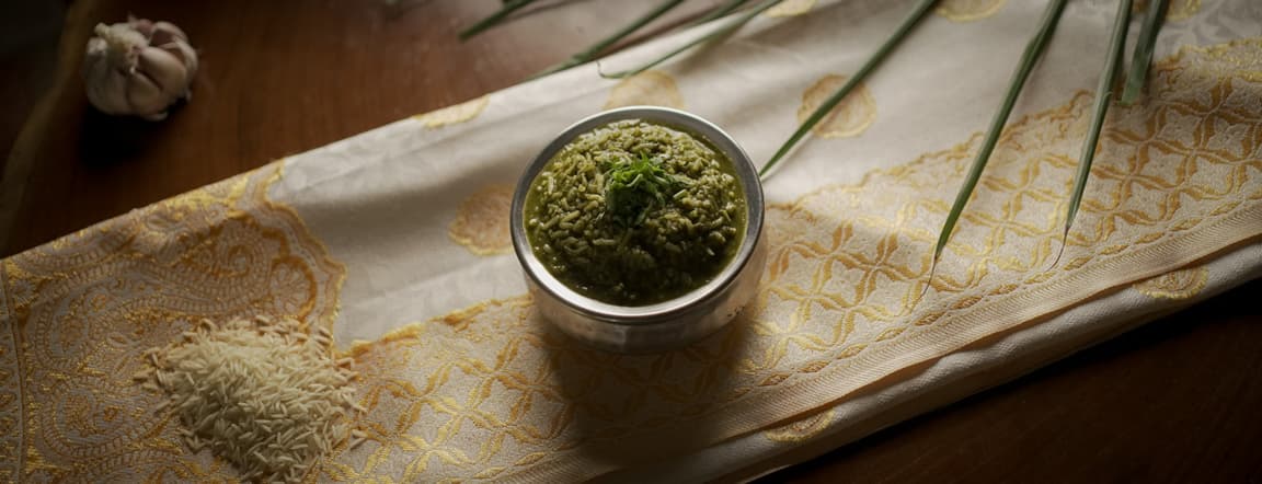 Spinach rice