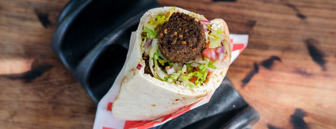 Pita falafel