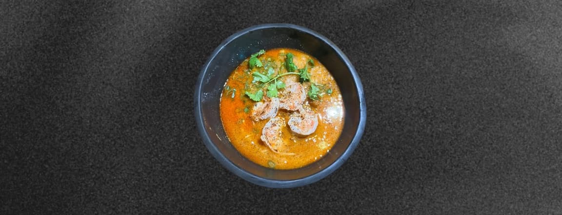 Spicy miso shrimp