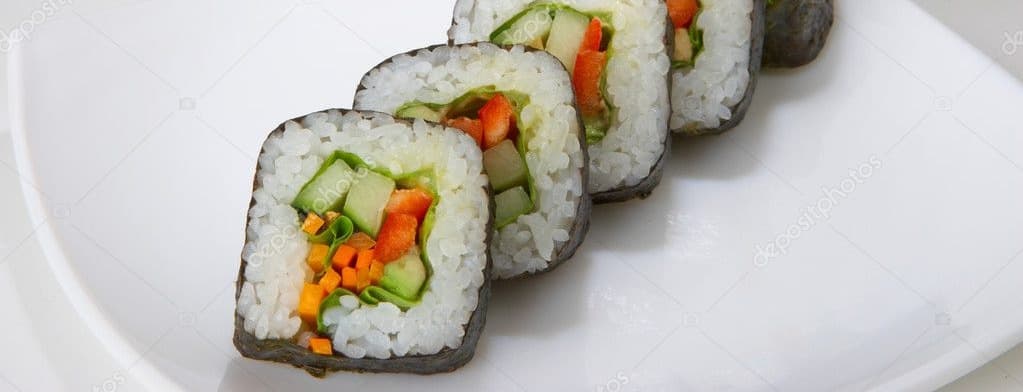 Vegetarian sushi