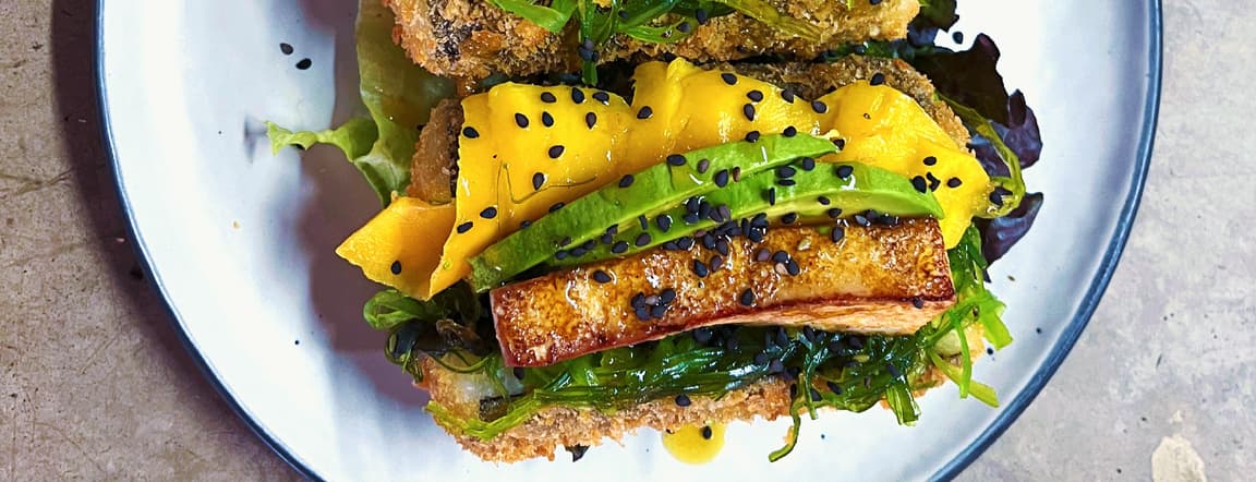 Vegan hot dog