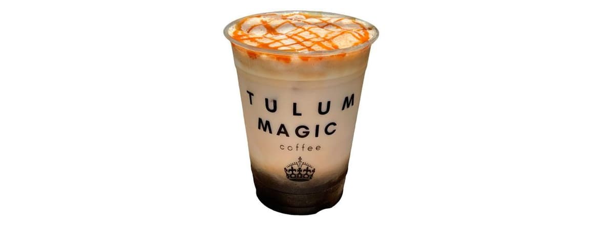 Latte caramel magic machiatto