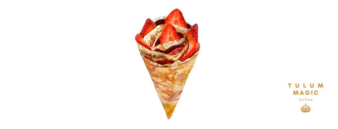 Cherry crepe magic🍒✨️
