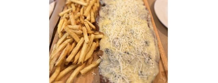 Four-cheese breaded cutlet (individual)