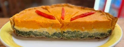 Three-color quiche
