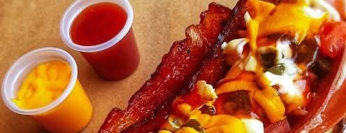 Hot dog junbo of meat