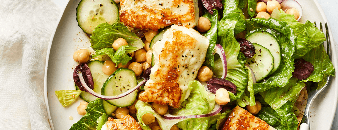 Grilled cheese salad