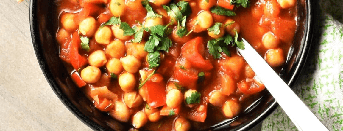 Moroccan chickpea stew