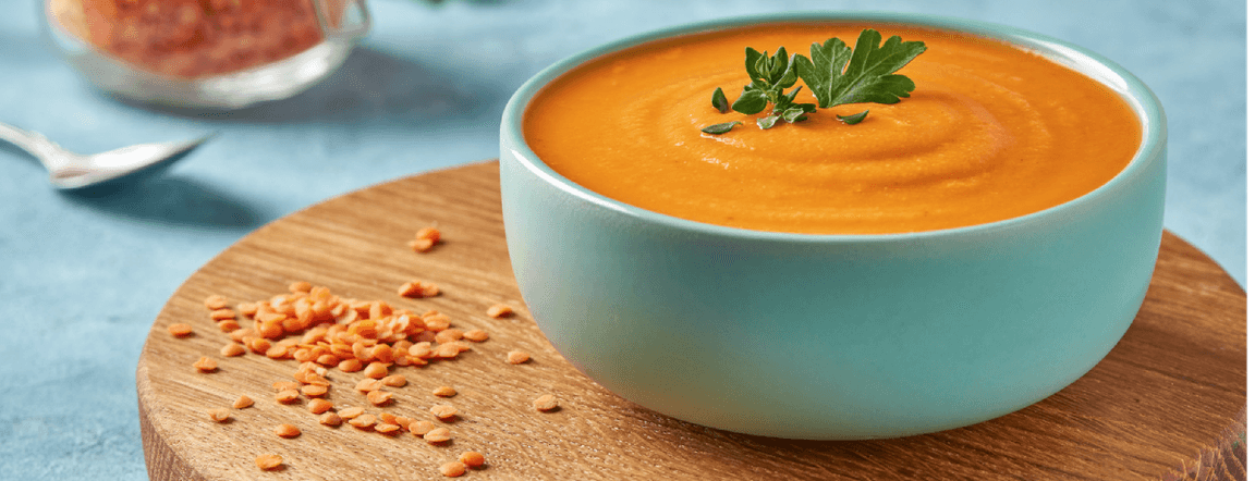 Turkish red lentil soup