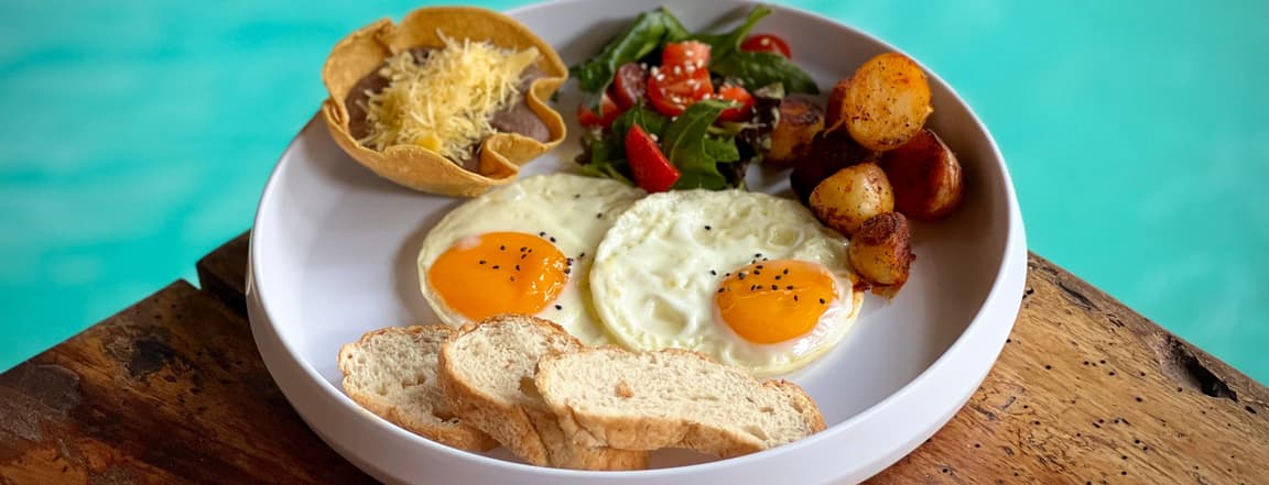 Fried eggs