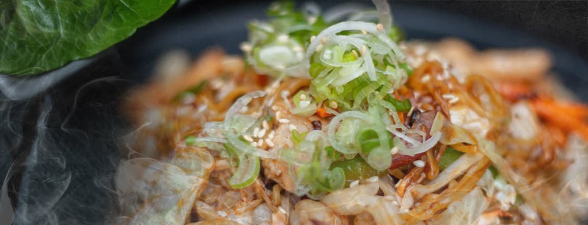 Yaki soba shrimp