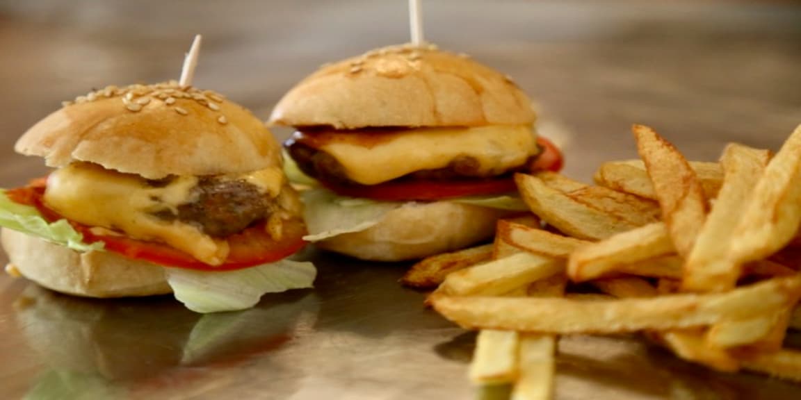 Bbq beef slider combo