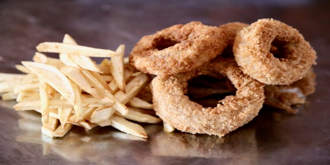 Onion and fries combo