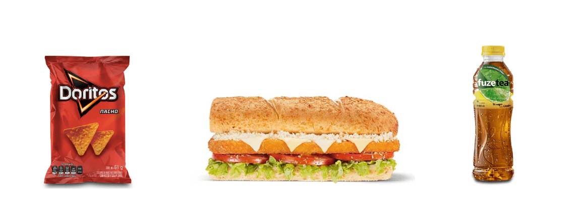 Combo chicken milanese 15 cm