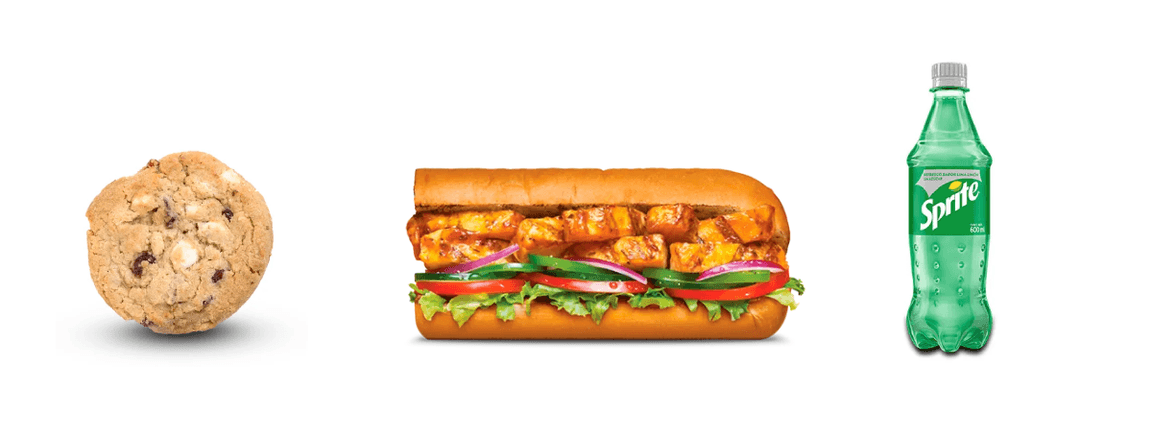 Combo teriyaki chicken 15 cm