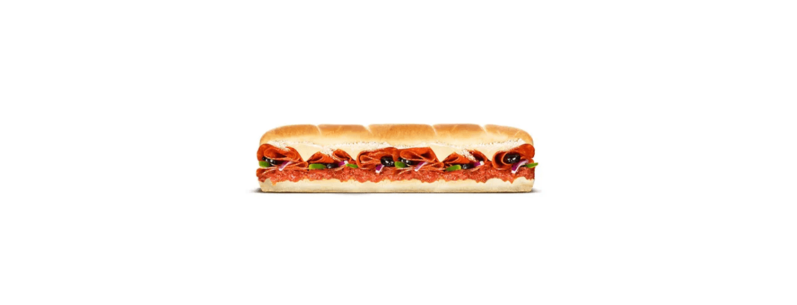 Pizza sub 30 cm