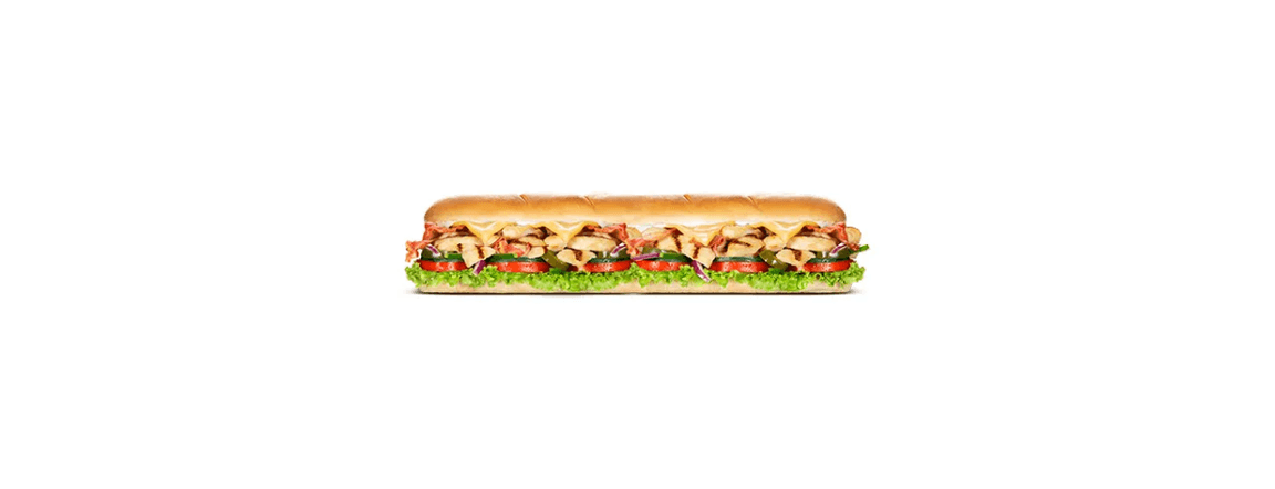 Subway chicken & bacon ranch® 30 cm