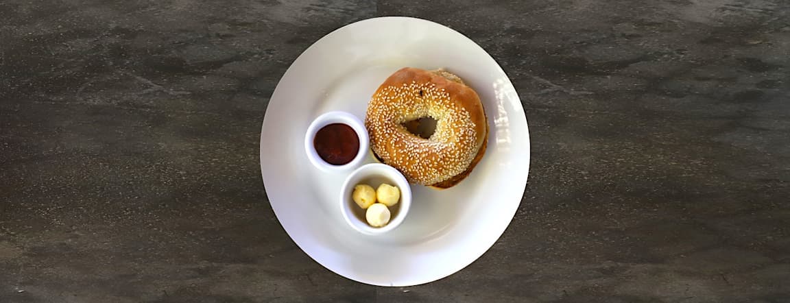 Toasted bagel